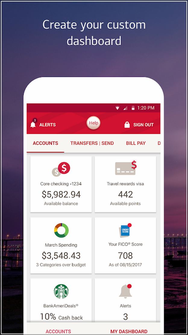 can you change pin on bank of america app