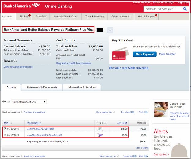 Bank Of America Balance Transfer 0