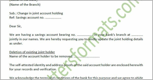 Bank Of America Joint Account Remove
