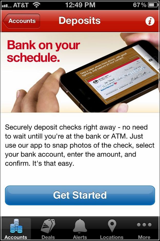 Bank Of America Mobile Deposit Not Working
