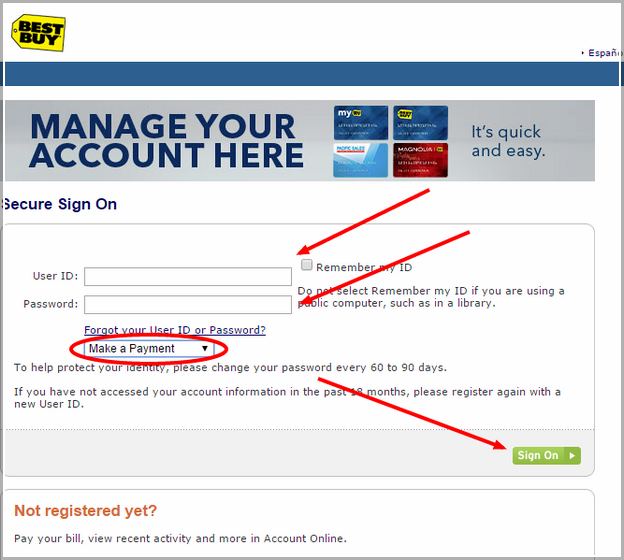 Best Buy Pay Bill Over The Phone