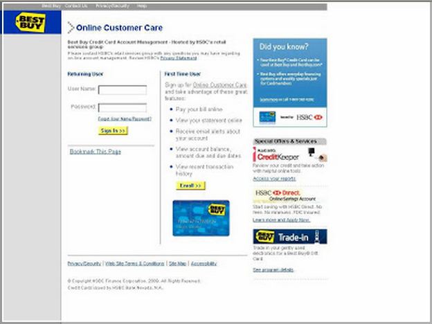 Paying Best Buy Bill Online