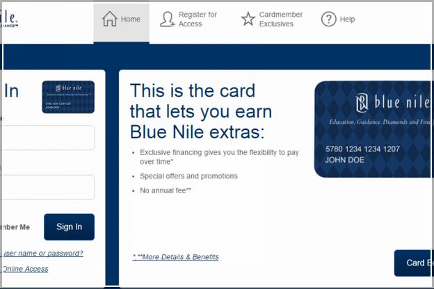 Blue Nile Credit Card Approval Odds