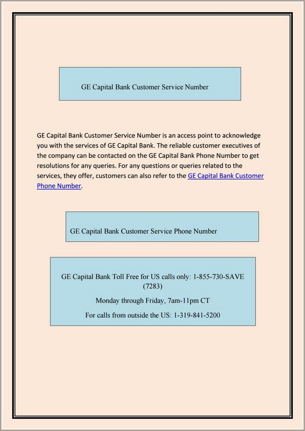 Capital One Bank Customer Service Phone