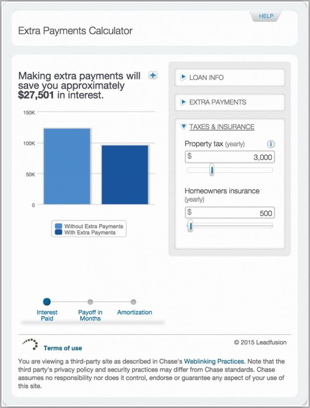 Chase Bank Mortgage Rates Calculator