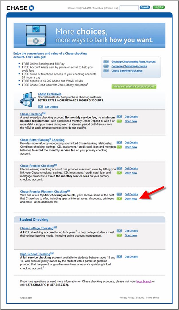 Chase Premier Platinum Checking Customer Service Number