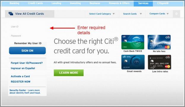 Citi Costco Business Credit Card Login