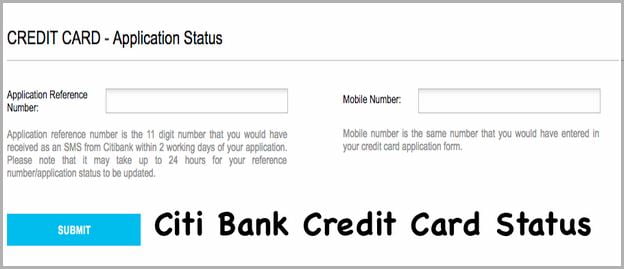 Citi Credit Card Application Status