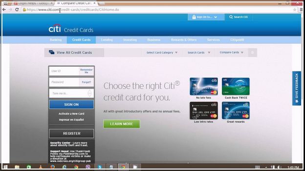 Citibank Online Sign On Problems