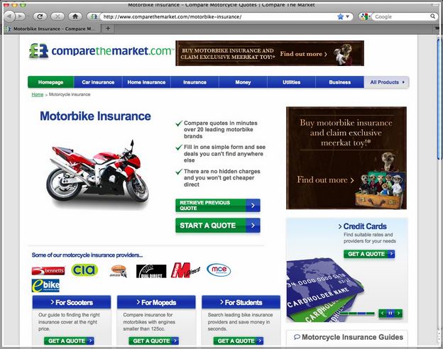 Compare The Market Push Bike Insurance