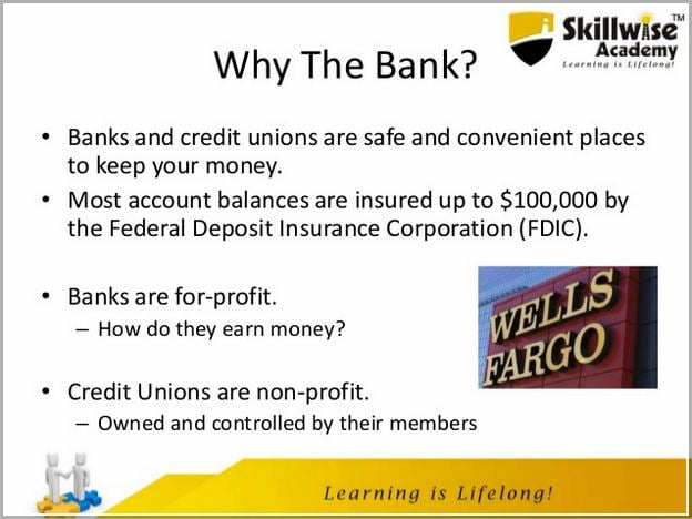 Does Fdic Insured Credit Unions