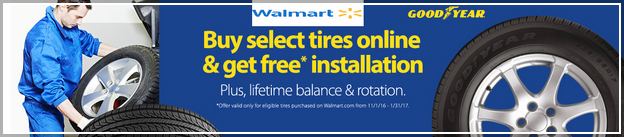 Does Walmart Install Tires Free With Purchase