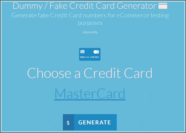 fake generator visa