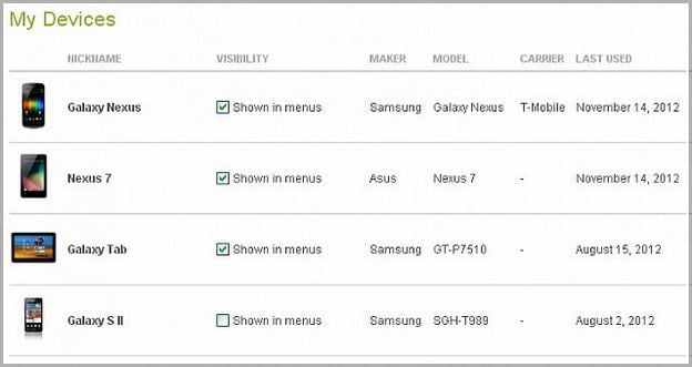 Google My Devices