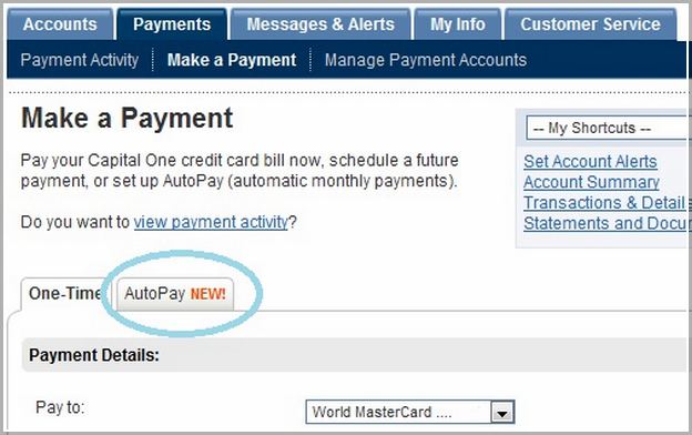How Do I Pay My Capital One Credit Card