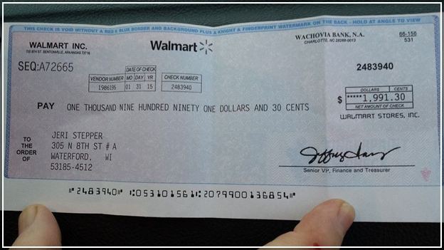 How To Cash A Check At Walmart