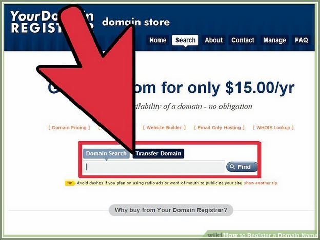 How To Purchase A Domain Name For A Website