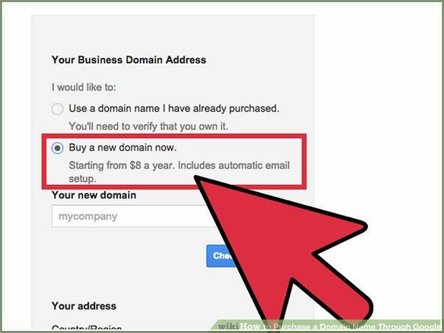 How To Purchase A Domain Name From Google