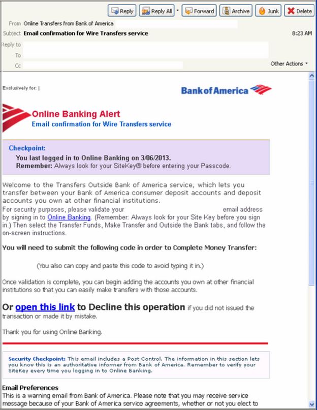 can i send money to mexico through bank of america