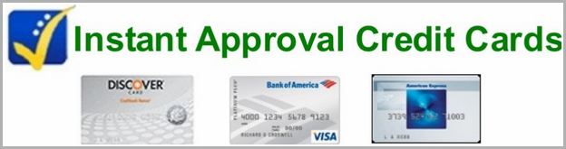 Instant Credit Card Approval And Use Bad Credit No Deposit
