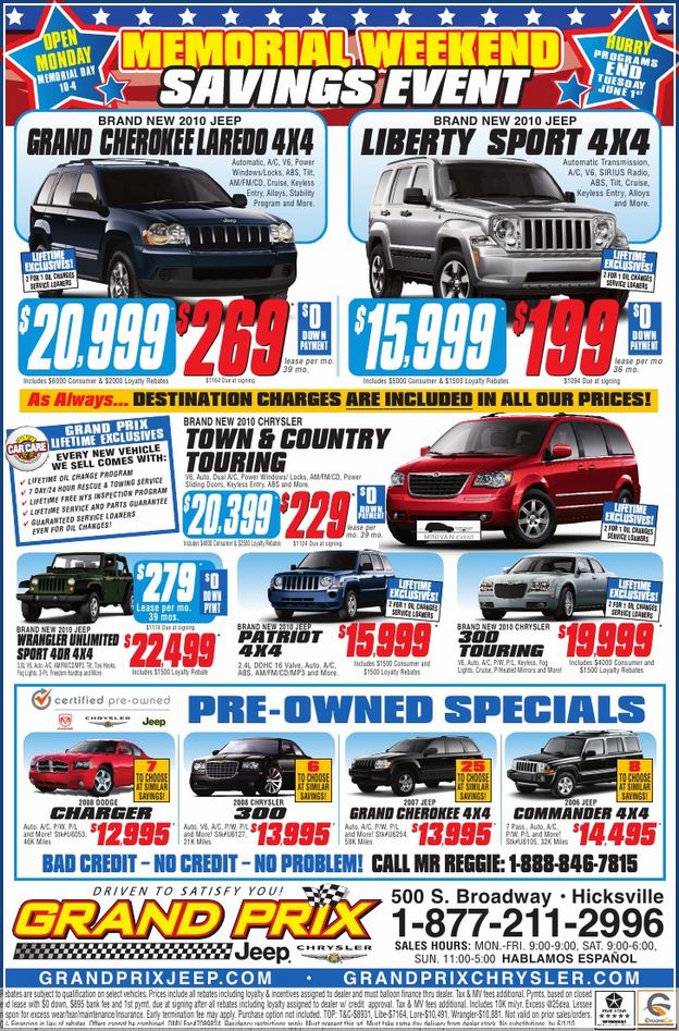 Lease Deals Near Me April 2019