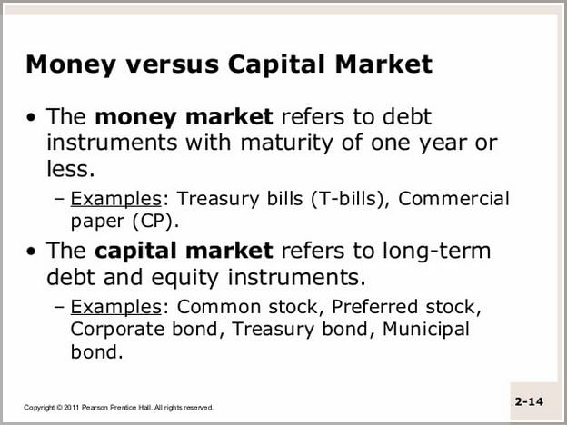 Money Market Account Definition Quizlet