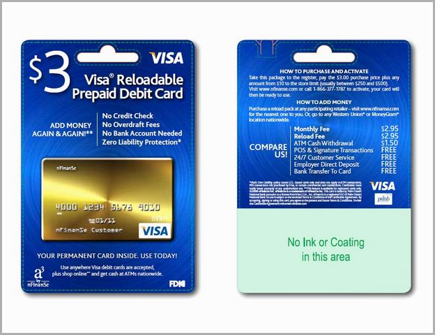 No Fees Prepaid Debit Card
