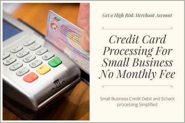 Online Credit Card Processing For Small Business No Monthly Fee