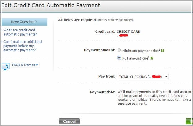 Pay Chase Credit Card Online