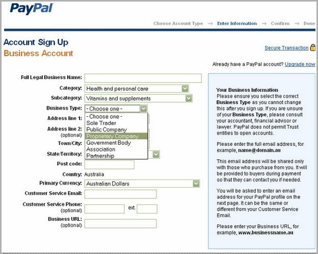 Paypal Business Account Fees Ireland