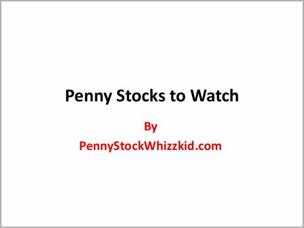 Penny Stocks To Watch Today Robinhood