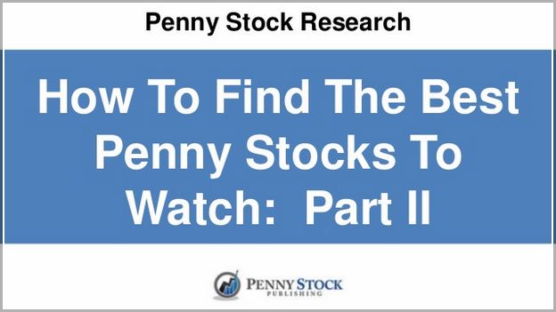 Penny Stocks To Watch Today