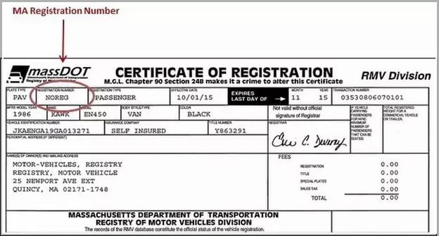 Put A Registration Number On A Vehicle Cost