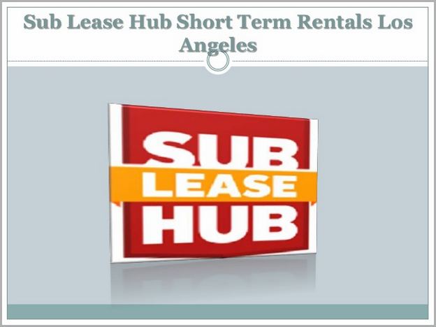 Short Term Lease Los Angeles