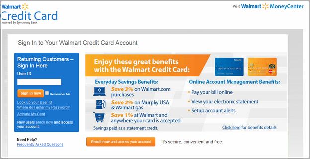 Synchrony Bank Walmart Credit Card Customer Service