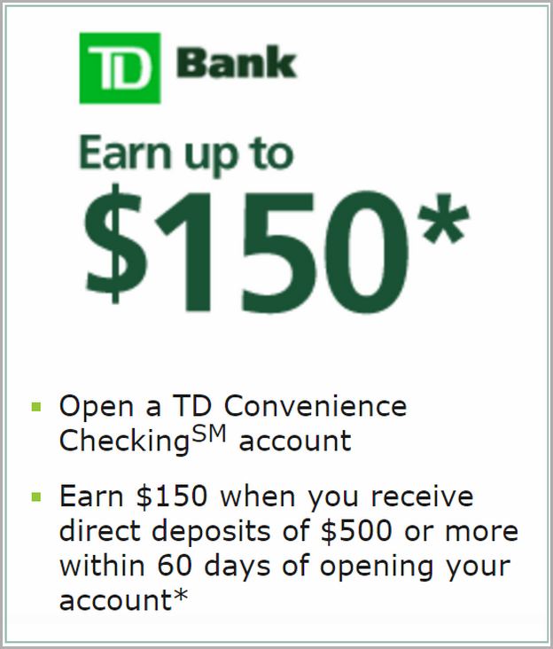 Td Bank Business Checking Promotion