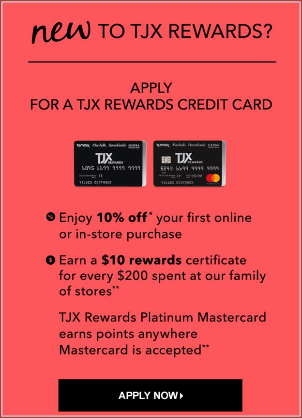 Tjx Mastercard Credit Card Payment Online