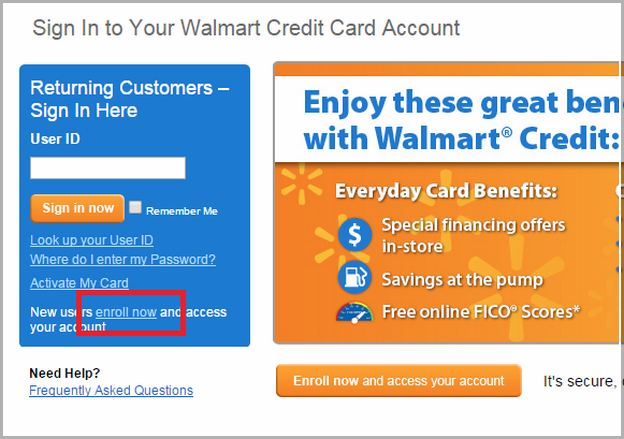 Walmart Credit Card Sign In Account