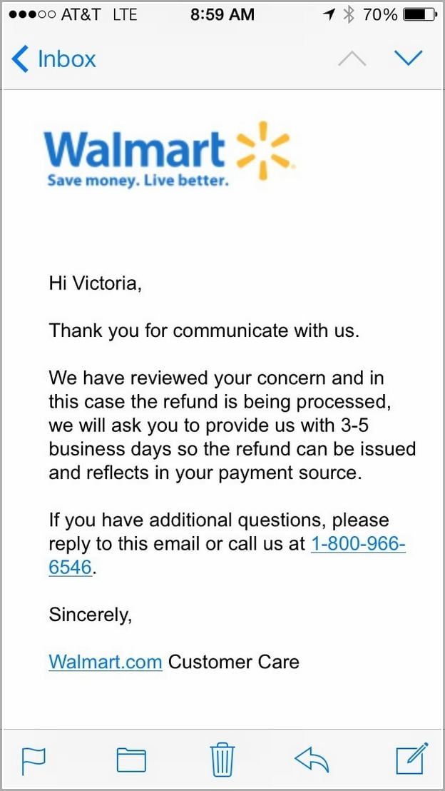 Walmart Customer Service Complaints Canada