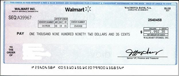 Walmart Two Party Check Cashing Policy