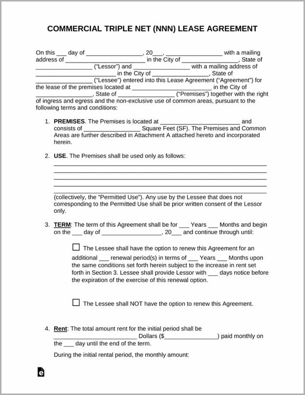 What Is A Triple Net Lease In Commercial Leasing