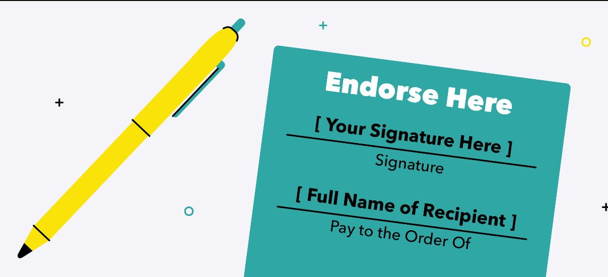 how to endorse a check to someone else