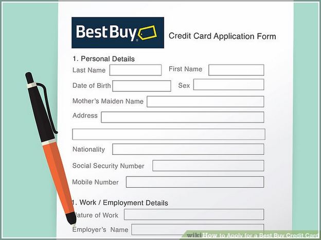 Best Buy Credit Card Application Form