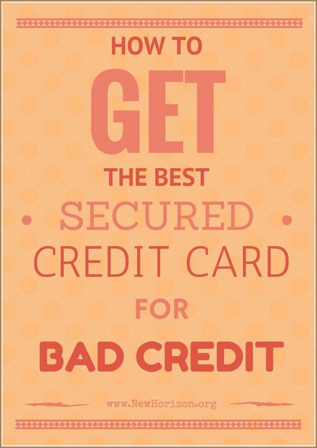 Best Secured Credit Card For Bad Credit Reddit