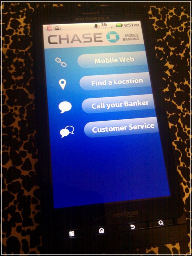 Chase Mobile App Android Not Working 2018