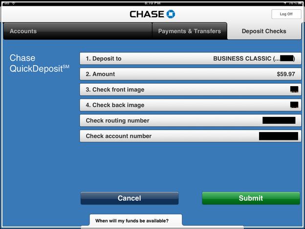 Check Account Number On Chase App