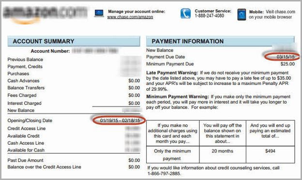 Credit Card Closing Date Meaning 