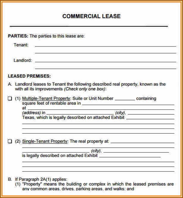 Free Lease Agreement Template Word South Africa