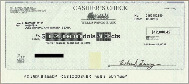 How To Cash A Cashier's Check At Bank Of America
