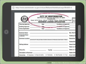 state of ohio business license